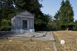 PHOTO BY ERIC MUELLER - The Buhne family mausoleum.