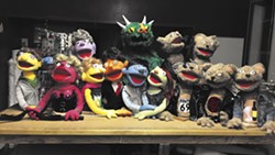 COURTESY OF HUMBOLDT STATE UNIVERSITY - Avenue Q's puppet players.