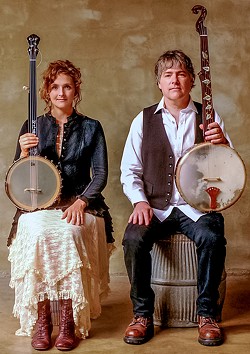 COURTESY OF THE ARTISTS - Bela Fleck (right) and Abigail Washburn play the Van Duzer Theatre on Wednesday, Nov. 29 at 7 p.m.