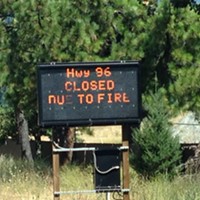 UPDATED Highway 96 Open, Fire Almost Out