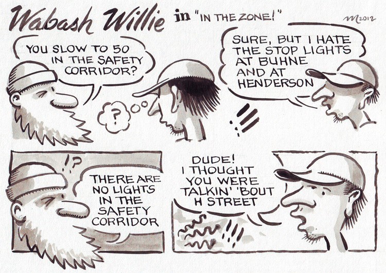 Wabash Willie in "In The Zone!" - JOEL MIELKE